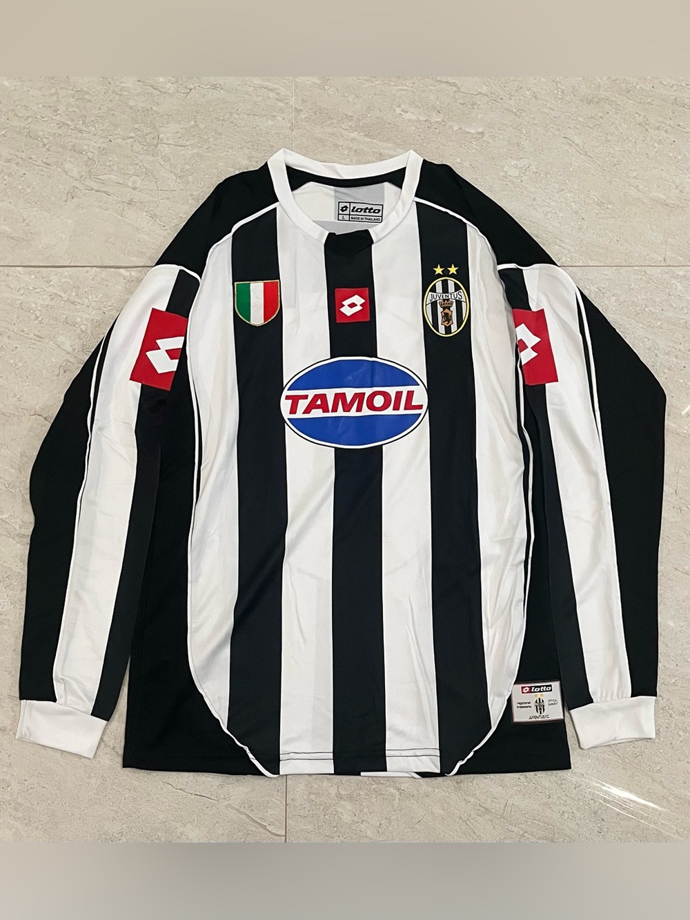 Juventus 02/03 Home kit long sleeve - Del Piero #10 SIZE LARGE